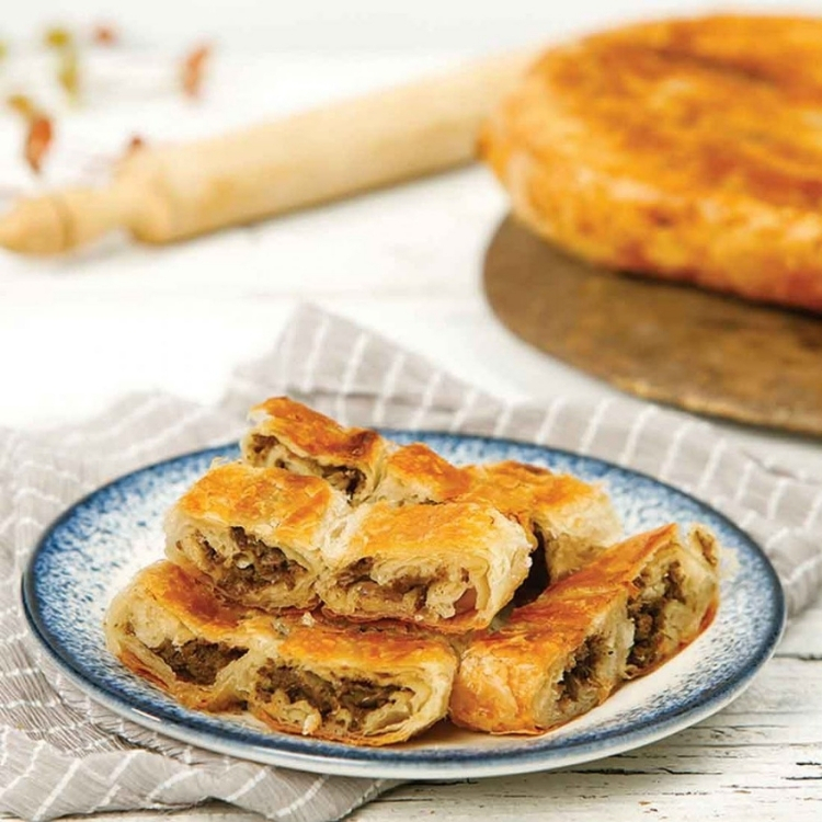 Minced Meat Rolled Pastry